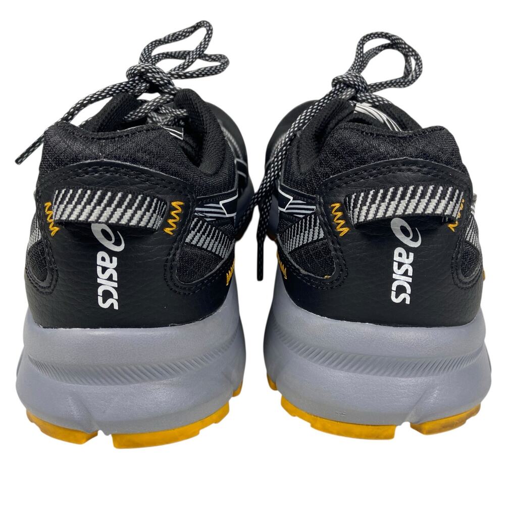 Asics Trail Scout 2 Running Shoes MenS Size 10.5 Black Yellow 1011B181 - Picture 3 of 9